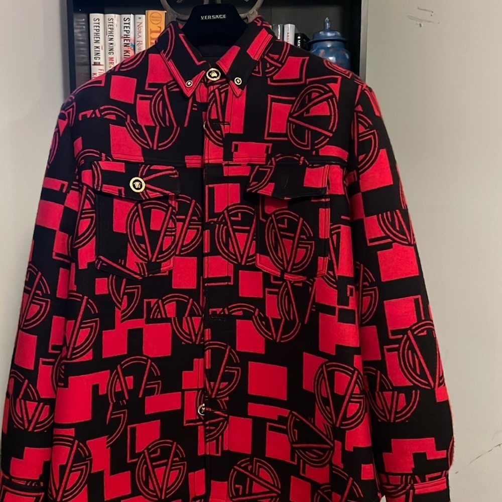 Men’s wool Versace coat
